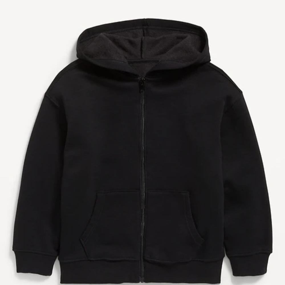 Old Navy Kids Black Zip-Up Hoodie